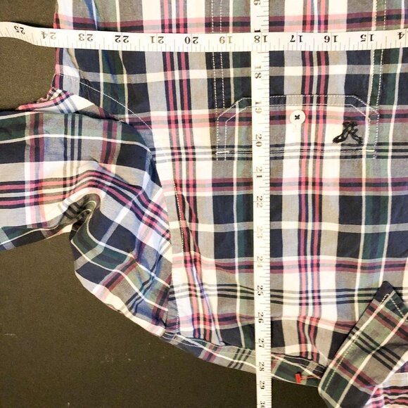 American Eagle Athletic Fit Plaid Button Down - Picture 6 of 6